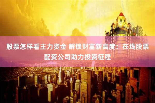 股票怎样看主力资金 解锁财富新高度：在线股票配资公司助力投资征程